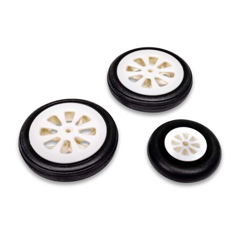 E-flite - Wheel Set Mains 60mm Nose Wheel 44mm: Habu 80 (EFL-1416)