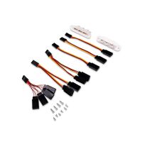 E-flite - Hands-Free Mounts with Servo Extensions: Habu...