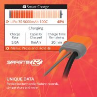 Spektrum - Smart Powerstage Air Bundle: G2 2200mAh 3S LiPo IC3 & S155 Charger (SPMXPSA400I)