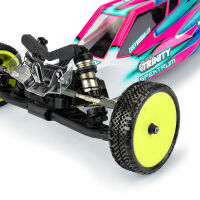 Pro-Line Racing - 1/10 Velocity 2.0 Narrow 2WD Front 2.2 12mm Buggy Wheels (2) Yellow (PRO284902)