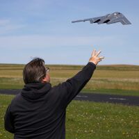 Micro B-2 Spirit of America Twin 30mm EDF BNF Basic - 853mm