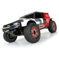 Pro-Line Racing - 1/10 Raid Bead-Loc F/R 2.2/3.0 12 & 14mm SC Wheels (2) Red/Gray (PRO281105)