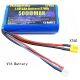 D-Power HelloRadio 2S Li-Ion 5000mah 7,4V Akku - XT60 (HR3000)