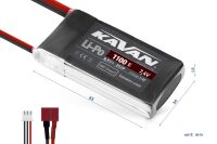 KAVAN Li-Po 1100mAh/7,4V 30C Dean T