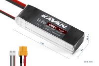 KAVAN Li-Po 4900mAh/11,1V 30/60C Air pack XT60