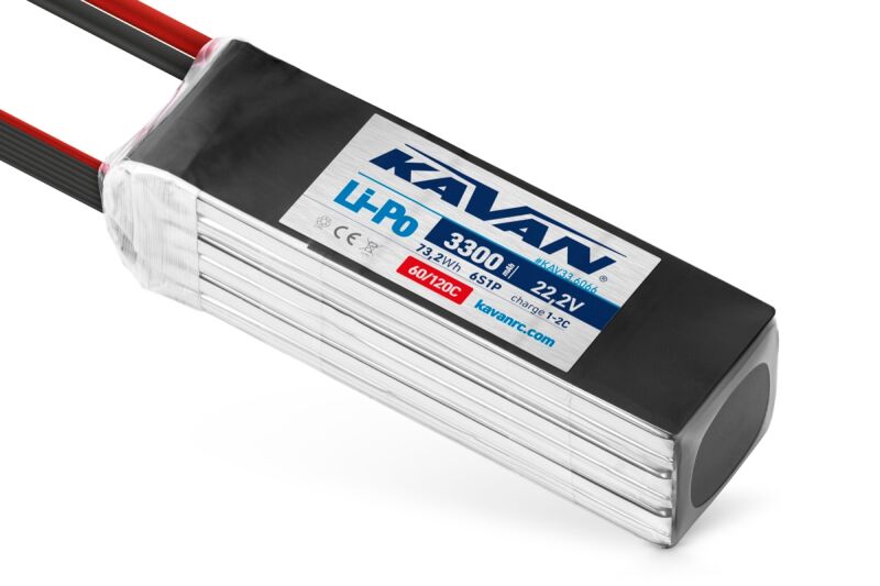 KAVAN - Li-Po 3300mAh/22,2V 60/120C, 73,2Wh (KAV33.6066)