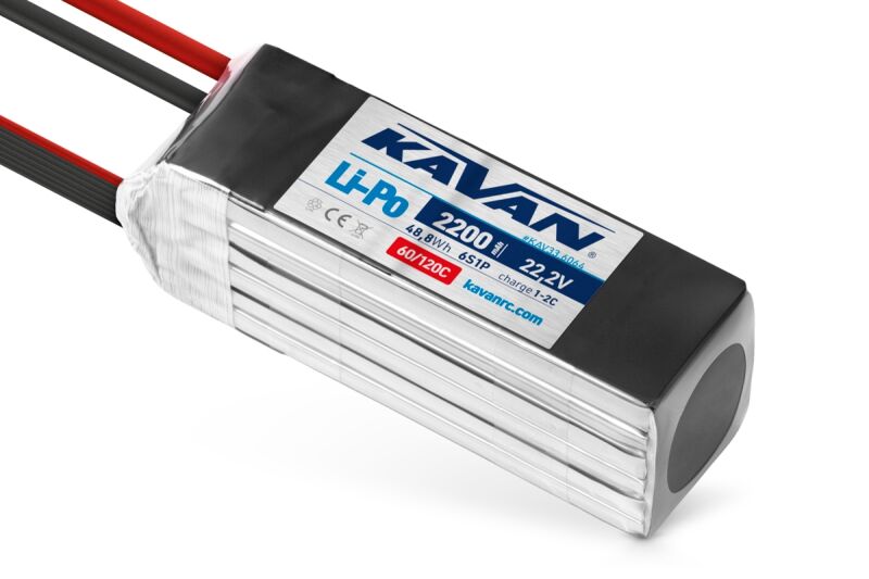 KAVAN - Li-Po 2200mAh/22,2V 60/120C, 48,8Wh (KAV33.6064)