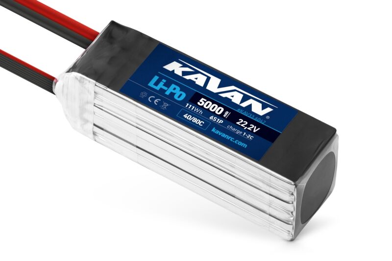 KAVAN Li-Po 5000mAh/22,2V 40/80C, 111Wh (KAV33.6042)