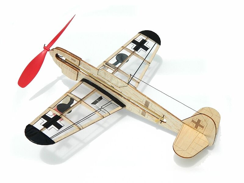 Guillow - German Fighter, Gummimotor Modell 280mm (4SK4501)