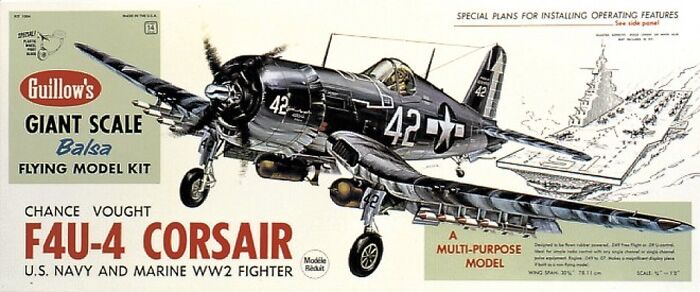Guillow - F4U-4 Corsair (781mm) (4SH1004)