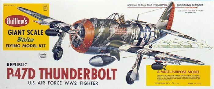 Guillow - P-47D Thunderbolt (768mm) (4SH1001)