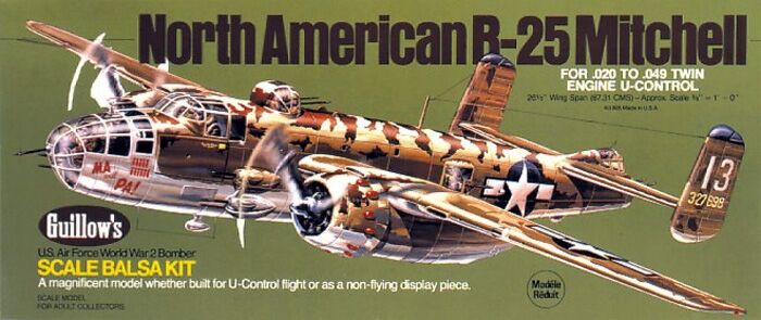 Guillow - B-25 Mitchell (711mm) (4SH0805)