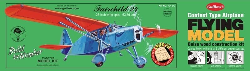 Guillow - Fairchild 24 (635mm), lasergeschnitten (4SH0701LC)