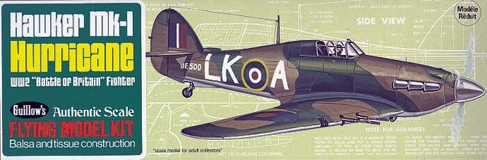 Guillow - Hawker Hurricane (419mm) (4SH0506)