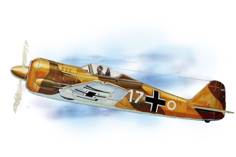 Guillow - Focke-Wulf FW-190 (654mm) lasergeschnitten (4SH0406LC)