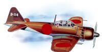 Mitsubishi A6M Zero lasergeschnitten - 702mm