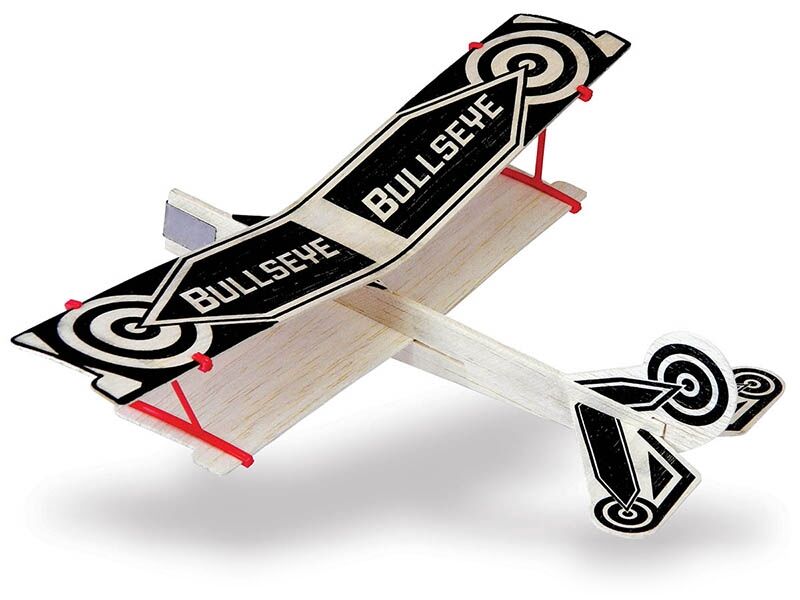 Guillow - Superhero: Bullseye Doppeldecker-Freiflugmodell 305mm (4SH0043)
