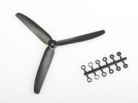 GWS - Propeller GWS HD 9x5 schwarz 3-Blatt (linksdrehend)...