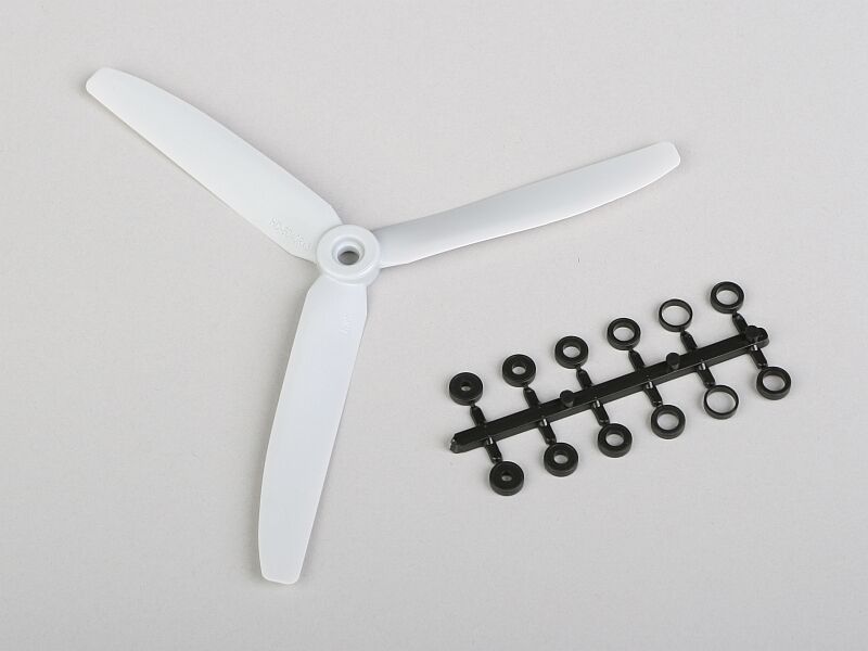 GWS - Propeller GWS HD 8x4 grau 3-Blatt (linksdrehend) (3EL2333)