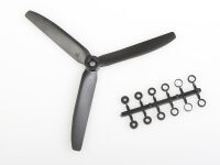GWS - Propeller GWS HD 8x4 schwarz 3-Blatt (linksdrehend)...