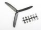 GWS - Propeller GWS HD 8x4 schwarz 3-Blatt (linksdrehend) (3EL2331)