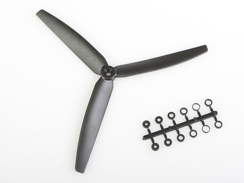 GWS - Propeller GWS EP 10x6 schwarz 3-Blatt (linksdrehend) (3EL2253)