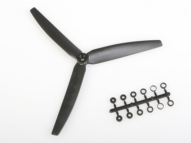 GWS - Propeller GWS EP 10x6 schwarz 3-Blatt (3EL2252)