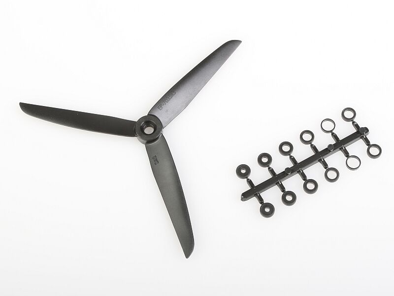 GWS - Propeller GWS EP 7x3,5 schwarz 3-Blatt (3EL2222)