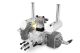 DLA engine 64ccm including mufflers, all accessories (2DLA0064)
