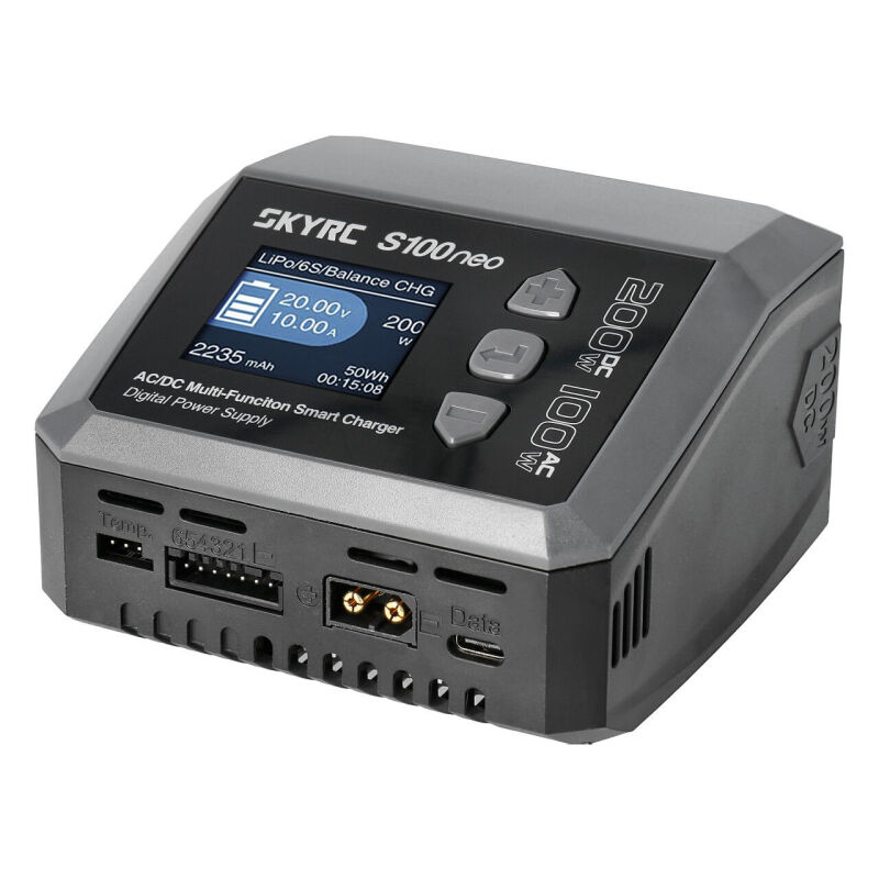 S100 Neo LiPo Ladegerät 1-6s 10A 100W AC