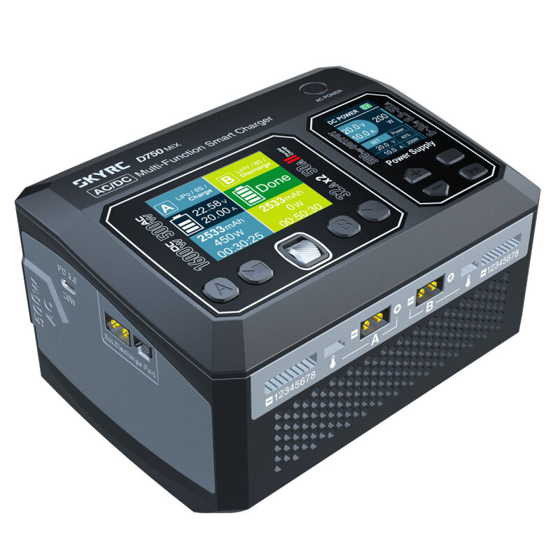 D750 MIX charger LiPo 1-8s 32A 500W AC