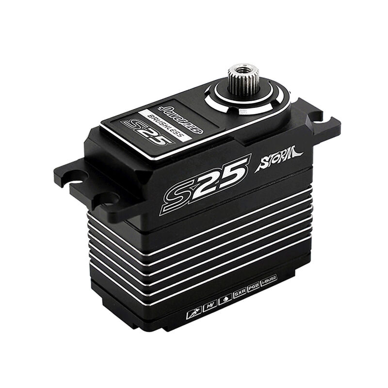 Power HD - S25 Silver HV CNC Brushless Digital Servo 30.0KG/0.055sec@8. (PHD056)