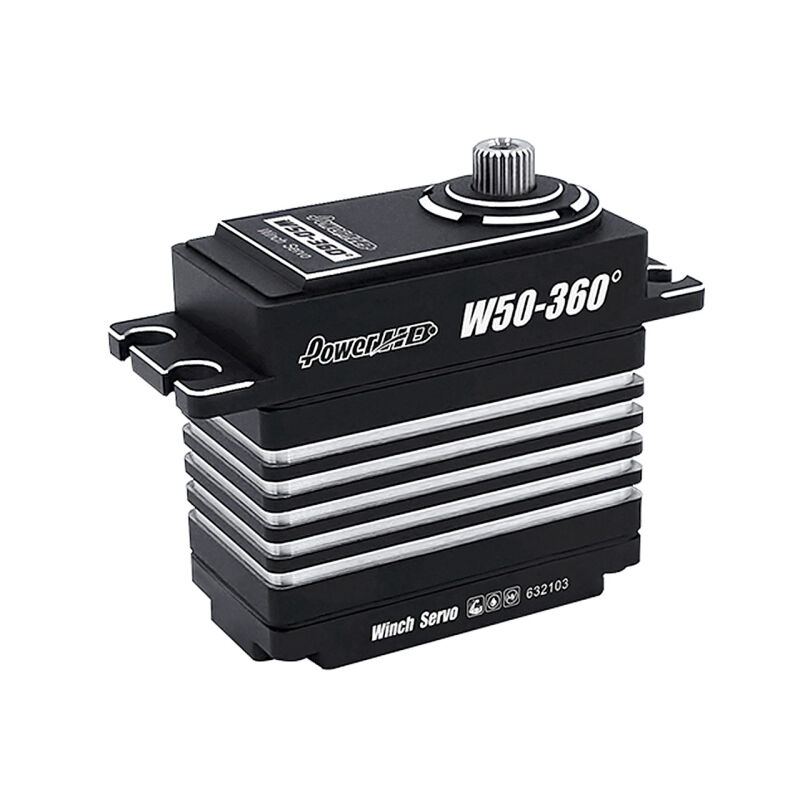 Power HD - W50-360° HV CNC Coreless Digital Servo 50.0KG/0.9sec@8.4V (PHD039)