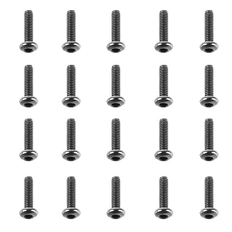 LC Racing - Sechskant Rundkopfschraube M2x8mm 20 Stück (LCSK41)