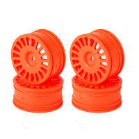 LC Racing - Felgen Orange 25mm 18 Speichen (12mm) 4...