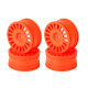 LC Racing - Felgen Orange 25mm 18 Speichen (12mm) 4 Stück (LC8057)