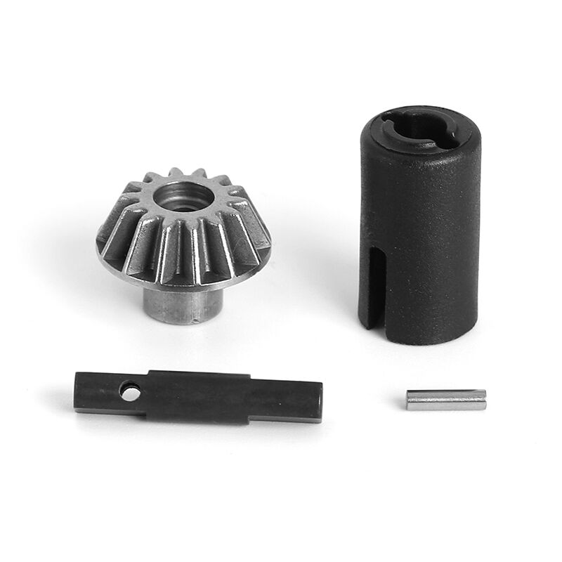 LC Racing - Stahl Kegelrad mit Welle und Abtrieb (LC8012)