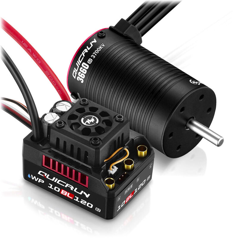 Hobbywing - Combo WP10BL120G2 mit 3660SL-3700kV-G2 (HW38030211)
