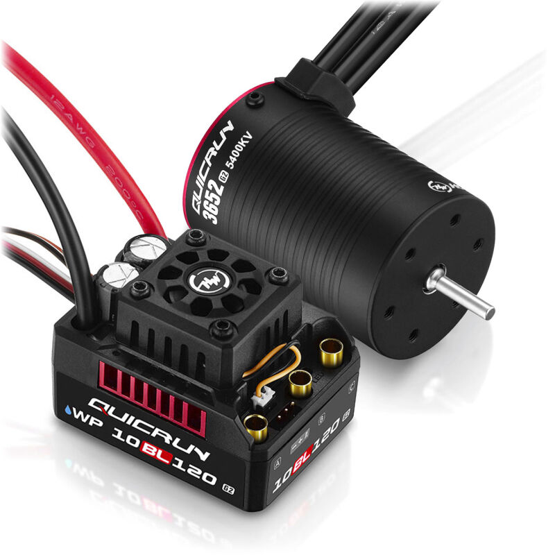 Hobbywing - Combo WP10BL120G2 mit 3652SL-5400kV-G2 (HW38030209)