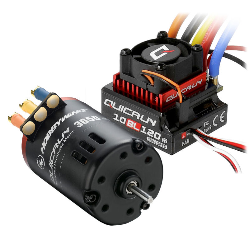 Hobbywing - Combo 10BL120 G2 Sensor mit 3650SD 10.5T (HW38020381)