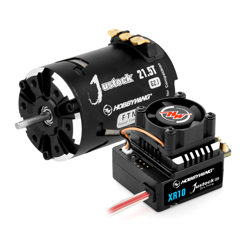 Hobbywing - Xerun Justock Combo G3S mit 21.5 Turn 2050kV für 1:10 Cralwe (HW38020373)