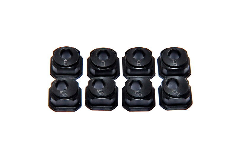 Hobao - NEW VS2 REAR ARM HOLDER POM PILL INSERTS SET (1 DEG) (HOP-0178)