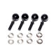 Hobao - VTE2 STEERING PIVOT BALL SET (HOP-0167)