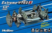 Hobao - Hyper VTE2 8 On-Road Extreme Speed 1/8 Chassis (ohne Karosse (HB-VTE2-8)
