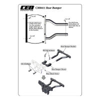 CEN-Racing - Rear Bumper (CM0411)
