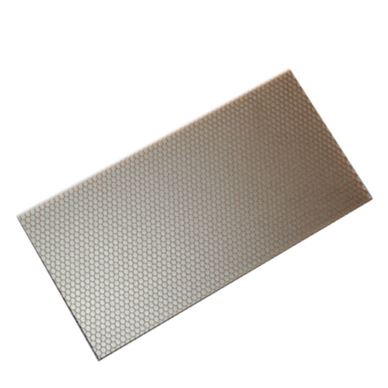 GFK Glasfaser Wabenplatte Aramid Sandwich 700 x 400 x 7,3mm
