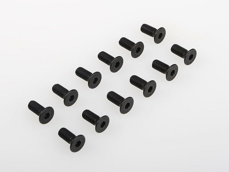 Himoto - Countersunk mechnical screw (5*12) 12pcs 1/5 (HM50088)