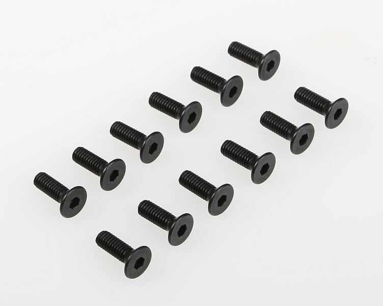 Himoto - Countersunk mechnical screw (4*12) 12pcs 1/5 (HM50084)