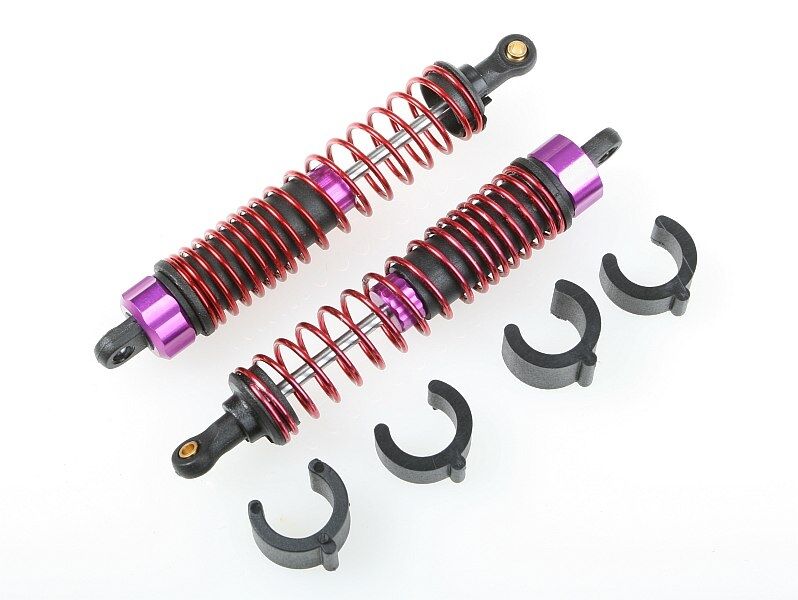 Himoto - Front/rear aluminum capped shocks+claps (two pairs) 2pcs (HM38-T001)