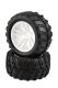 Himoto - White Truck Tires and Rims (31613W+31803) 2pcs (HM31804W)